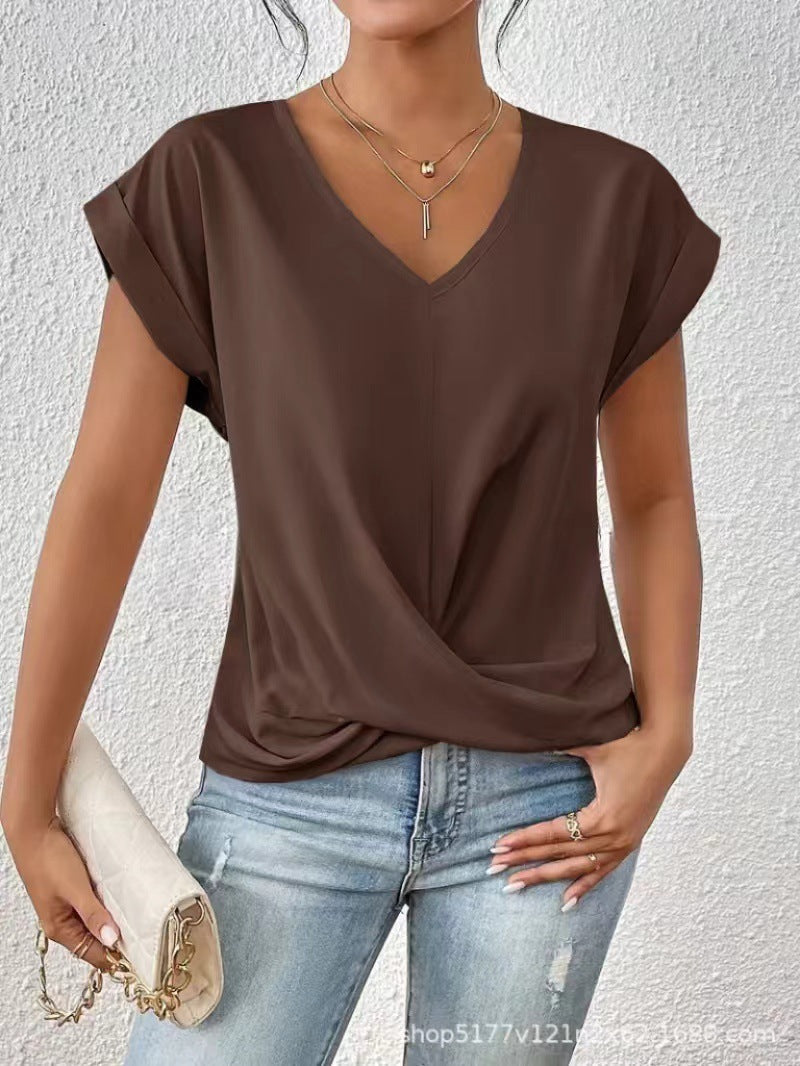 Tiziana | Casual Top met Korte Mouwen
