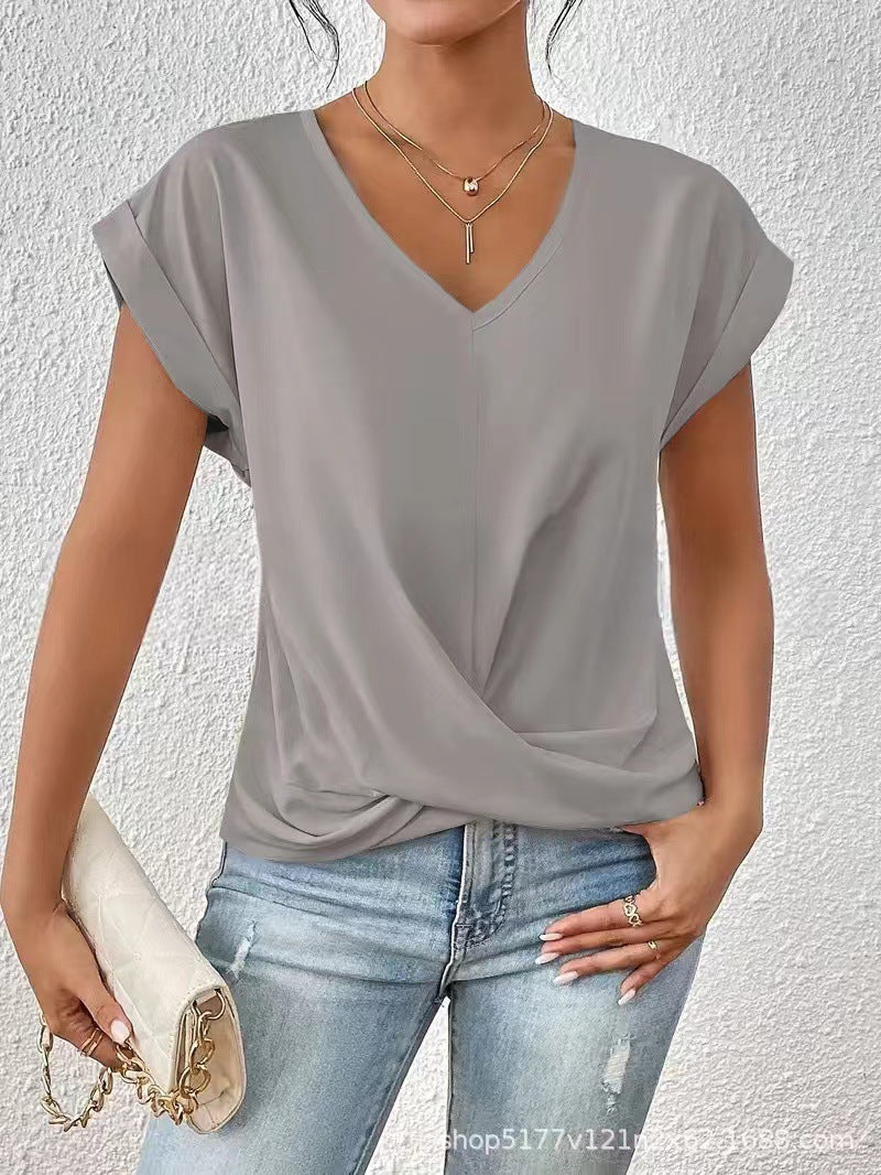 Tiziana | Casual Top met Korte Mouwen