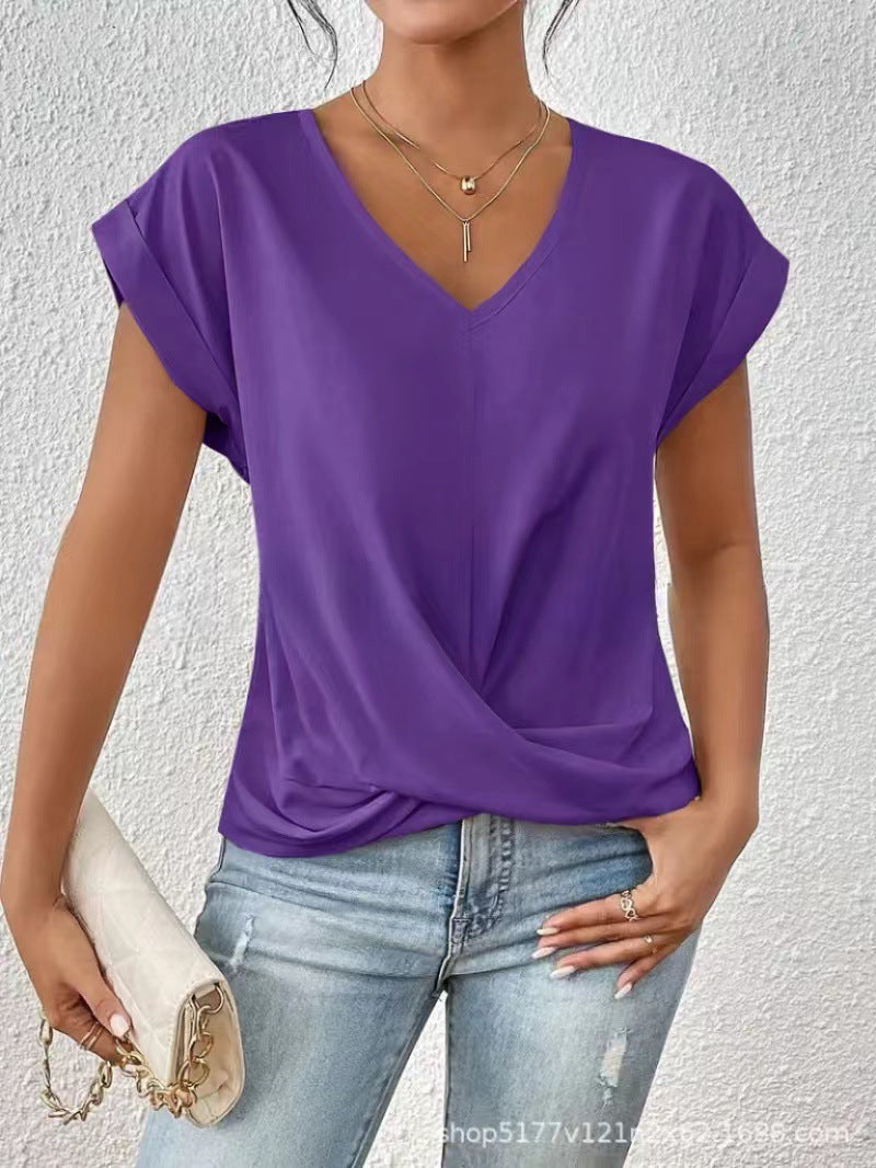 Tiziana | Casual Top met Korte Mouwen