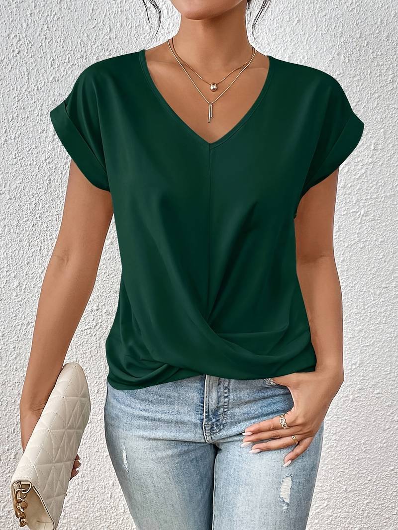Tiziana | Casual Top met Korte Mouwen