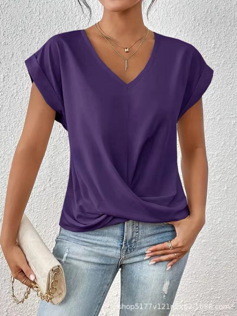 Tiziana | Casual Top met Korte Mouwen