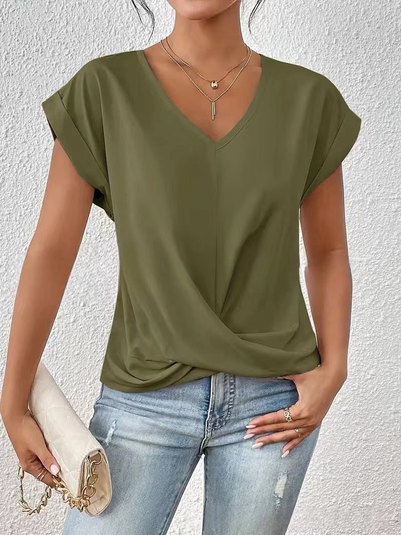 Tiziana | Casual Top met Korte Mouwen