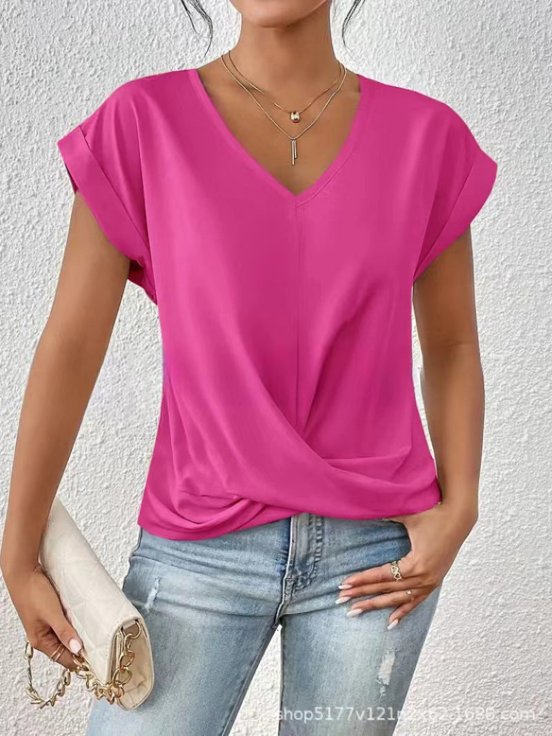 Tiziana | Casual Top met Korte Mouwen