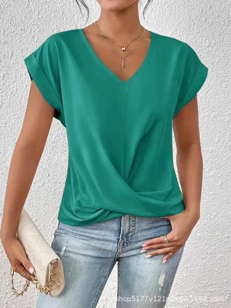 Tiziana | Casual Top met Korte Mouwen