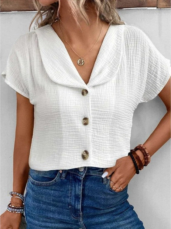 Julia | Stijlvolle Zomerse Blouse Top