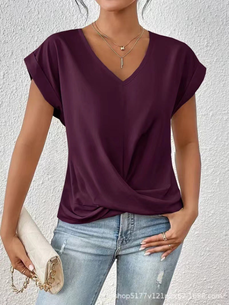 Tiziana | Casual Top met Korte Mouwen