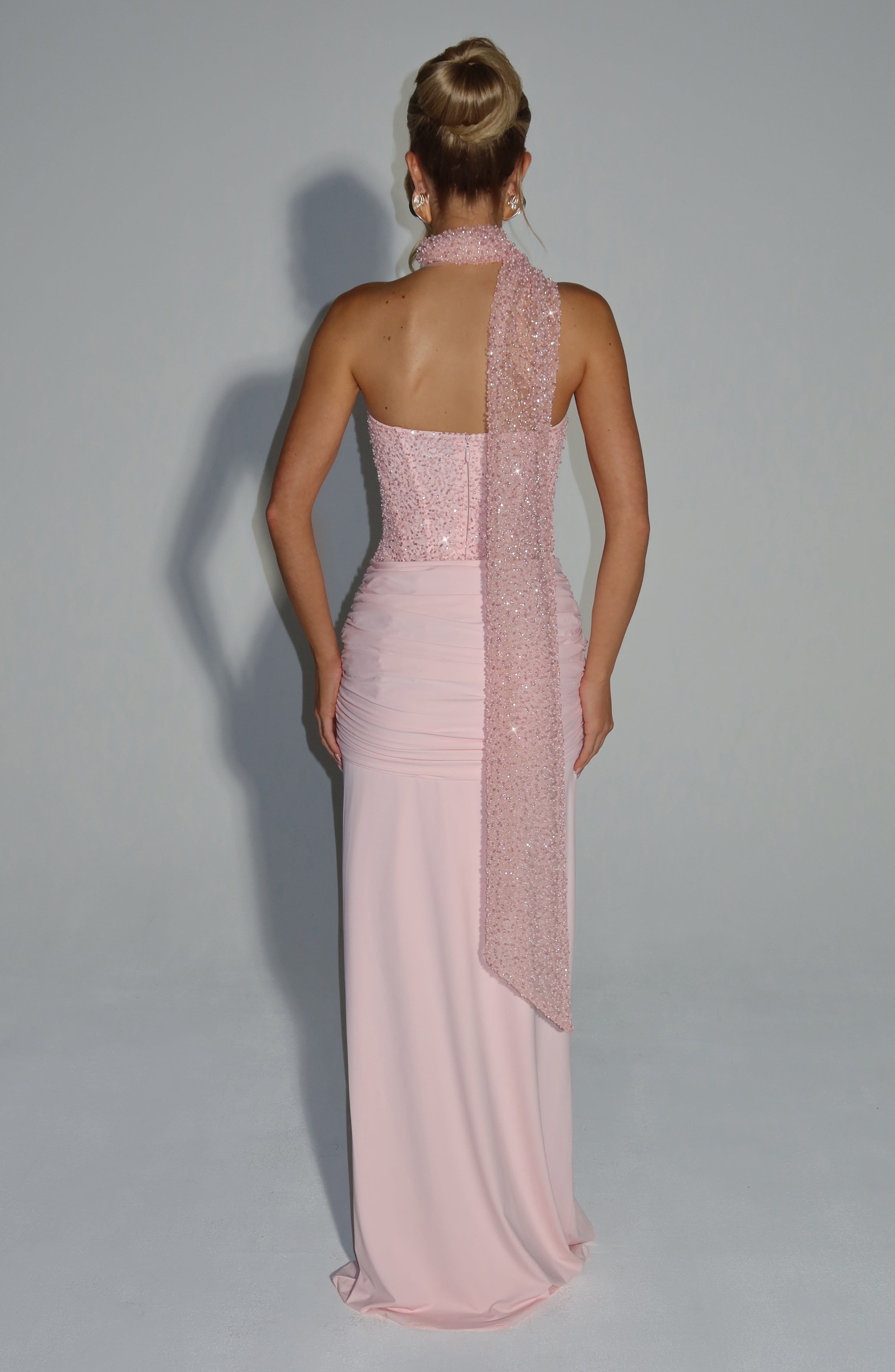 Ellen | Elegante strapless maxi-jurk